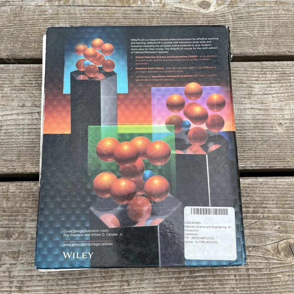 Materials Science and Engineering: An Introduction 9th Ed by David G. Rethwisch